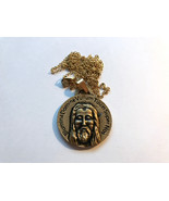 Shroud Of Turin, Pendant, Real Biblical Replica, With Chain, Gold Metal,... - $29.69