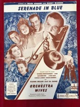 VTG 1942 Sheet Music for Serenade In Blue by Glenn Miller in Orchestra Wives - £10.12 GBP