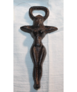 New Rustic Cast Iron Nude Woman Bottle Opener Great for a Bar Man Cave o... - $10.00