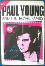 Paul Young And The Royal Family– Original Poster – Affiche - Circa 1980 - £102.73 GBP