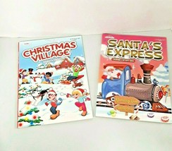 Kids Coloring Activity Books Holiday Santa Express Christmas Lot of 2 Kappa - £9.57 GBP