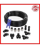 DIY Compressed Air Kit - 32.8 Feet PU Tube &amp; 14 Accessory Connectors Inc... - $30.68