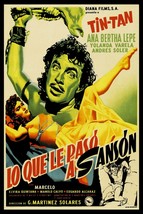 12199.Decoration Poster.Tin Tan Sanson Mexican movie..Room interior wall decor - £14.24 GBP+