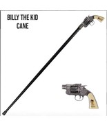 Billy the Kid Revolver Gun Handle Cane Gentleman&#39;s Walking Stick Pistol ... - $40.60 CAD