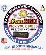 OpenBSD Linux OS ISO - ALL VERSIONS - 64BIT USB-DVD, LIVE-FULL BOOT, MAC PC - €3,41 EUR+