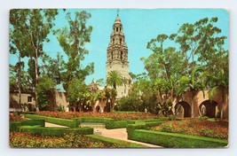 Alcazar Gardens  Balboa Park San Diego California CA Chrome Postcard E16 - £2.33 GBP