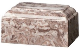Small/Keepsake 22 Cubic Inch Cafe Tuscany Cultured Marble Funeral Cremation Urn - £141.63 GBP
