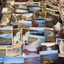 Lot Of 35 Vintage Postcards Water Lake Beach Waterfalls Ocean US Locations - £7.56 GBP