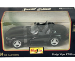 NEW Maisto Special Edition 1995 Black Dodge Viper RT/10 1:24 Die Cast - ... - £18.78 GBP