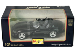 NEW Maisto Special Edition 1995 Black Dodge Viper RT/10 1:24 Die Cast - ... - £18.65 GBP