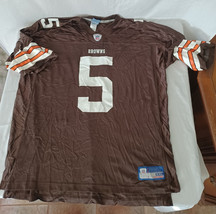 Vintage Reebok NFL Equipment on field Cleveland Browns Jersey #5 Jeff Garcia. - £39.50 GBP