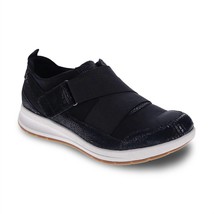 Revere women&#39;s virginia adjustable sneaker - wide width in BLACK LIZARD - size - £77.74 GBP