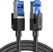 Cat 8 Ethernet Cable 10FT High Speed Braided 40Gbps 2000Mhz Network Cord Cat8 RJ - £18.38 GBP