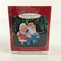 Hallmark Keepsake Christmas Ornament The Clauses On Vacation Fishing New 1997 - $22.72