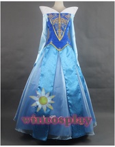 Sleeping Beauty Princess Aurora Blue cosplay costume Adult Women&#39;s Costume - £100.31 GBP