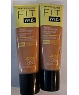 Maybelline Fit Me Tinted Moisturizer, Natural Coverage 330 1 fl oz Lot Of 2 - €7,87 EUR