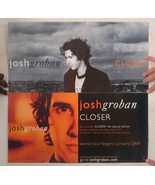 Josh Groban Poster Closer Album DVD Promo 2-Sided - $61.93 CAD