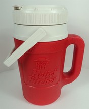 VTG 80s Pizza Hut Red &amp; White Igloo Half Gallon Relief Pitcher Cooler w/... - £3.95 GBP