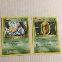 2016 Pokemon Weedle / Kakuna Cards 5/108 &amp; 6/108 - £2.27 GBP