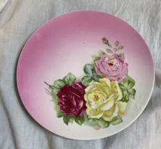Vintage Sevres Porcelain Plate Pink Floral 8” - £11.17 GBP