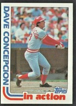 Cincinnati Reds Dave Concepcion 1982 Topps Baseball Card 661 nr mt  ! - £0.38 GBP