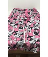 Minnie Mouse Pajama Pants Adult XL Pink Disney Sleepwear Drawstring Pant - $18.00 CAD