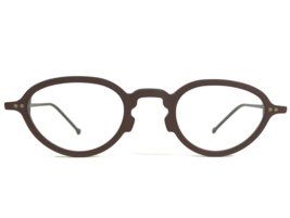 Vintage la Eyeworks Eyeglasses Frames SAGE 338M Matte Brown Black 43-25-135 - £44.66 GBP