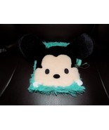 Disney Tsum Tsum Mickey Mouse Fuzzy Soft Teal Journal Notebook W/Sticker... - £14.35 GBP