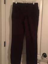Sharagano Women&#39;s Brown Dress Pants Slacks \Size 6 Straight Fit - £32.81 GBP