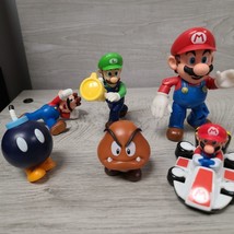 Jakks Nintendo 2015 Articulated Super Mario 4&quot; Action Figure Collectible + more - £5.11 GBP