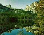 Sawtooth Mountains Petit Lake Idaho ID Sierra Club Chrome Postcard UNP - $3.91
