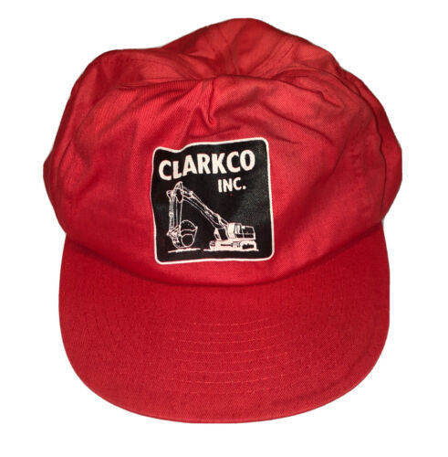 Clarkco Inc. Elkhart, Indiana Promotional Red &amp; Black Snapback Hat - $9.38