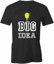 Big Idea T Shirt Tee Short-Sleeved Cotton Motivational Clothing S1BSA193 - £14.36 GBP+