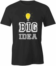 Big Idea T Shirt Tee Short-Sleeved Cotton Motivational Clothing S1BSA193 - £12.70 GBP+