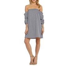 NWT Womens Size 4 Nordstrom CeCe Brooklyn Stripe Off the Shoulder Dress - £27.49 GBP