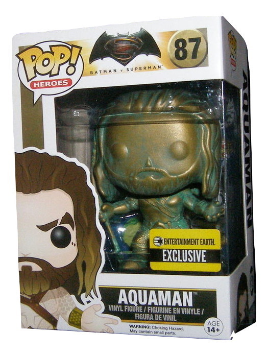 Aquaman Patina Limited Edition Funko Pop Figure SDCC 2016 EE Exclusive  - $9.99