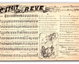 C&#39;Etait un Reve by Henry Drucker Sheet Music Lyrics UNP DB Postcard H26 - £7.87 GBP