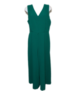 Calvin Klein Kelly Green Sleeveless Wide Leg Belt Jumpsuit SZ 10 NEW - $2,533.06 MXN
