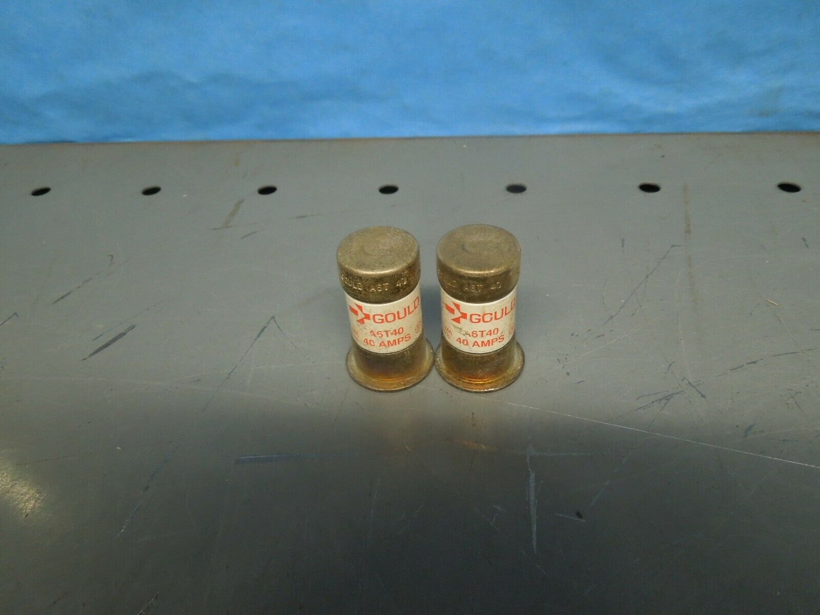 Set of 2 - Gould Shawmut A6T40 Class T Fuse 40A 600V AC 300V DC Used - $30.00