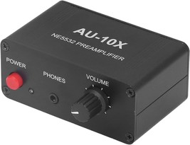 Headphone Amplifier, Ne5532 20Db Stereo Sound Phono Preamplifier With, Parties - £24.67 GBP