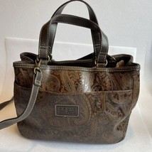 Relic Ladies Shoulder Bag Purse Leather Brown - £6.76 GBP