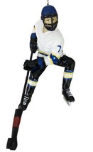 Gallarie II Blue and Black Hockey Player Goalie Ornament NWT - £7.35 GBP