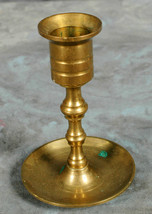 Straight Brass Candle Holder 4&quot; - $4.99