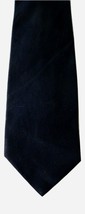 NWT EMPORIO ARMANI men&#39;s suit necktie tie dark navy blue Cravatte Jacquard sharp - £69.43 GBP
