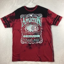 Affliction American Customs Shirt Men’s 2XL Red Black Garage Built Eagle... - £19.73 GBP