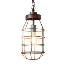 Irvins Country Tinware Industrial Cage Light Pendant - £56.22 GBP