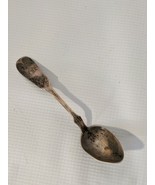 W M Wilson &amp; Son Plata de Ley Cuchara de Té Monogramed Hecho a Mano 14cm - $2,920.57 MXN