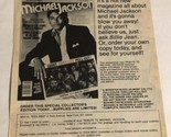 Michael Jackson order form vintage Print Ad pa3 - $6.92
