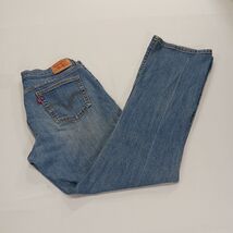 Levi's 515 Jeans Women’s Blue Bootcut Denim Stretch Mid-Rise Jeans Sz 8M (30×30) image 2