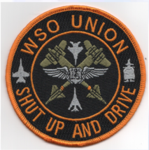 4&quot; AIR FORCE WEAPONS SYSTEMS OFFICER WSO UNION SHUT UP &amp; DRIVE EMBROIDER... - $39.99